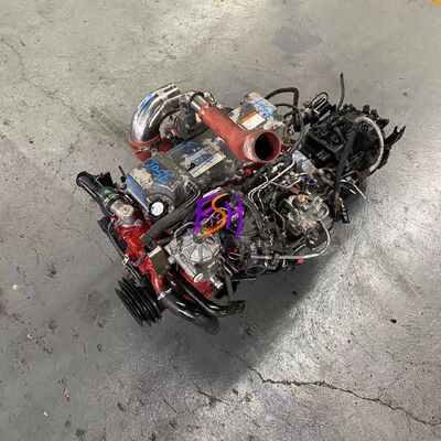سعر جيد محرك الديزل Hino J05E 6 سلندر المبرد بالماء المستخدم لاستبدال آلات البناء متصل